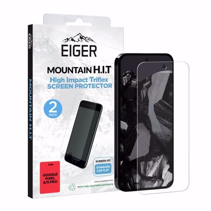 Picture of Eiger Eiger Mountain H.I.T Screen Protector (2 Pack) for Google Pixel 9/9 Pro