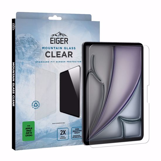 Picture of Eiger Eiger Mountain Glass CLEAR Tablet Screen Protector for iPad Air 13 (2024)