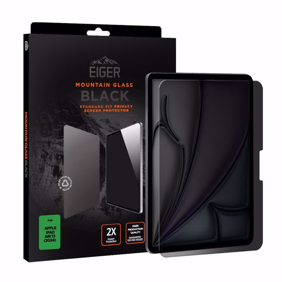 Picture of Eiger Eiger Mountain Black Privacy Tablet Screen Protector for iPad Air 13 (2024)