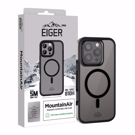 Picture of Eiger Eiger Pro MountainAir Magsafe Case for iPhone 16 Pro Max in Black