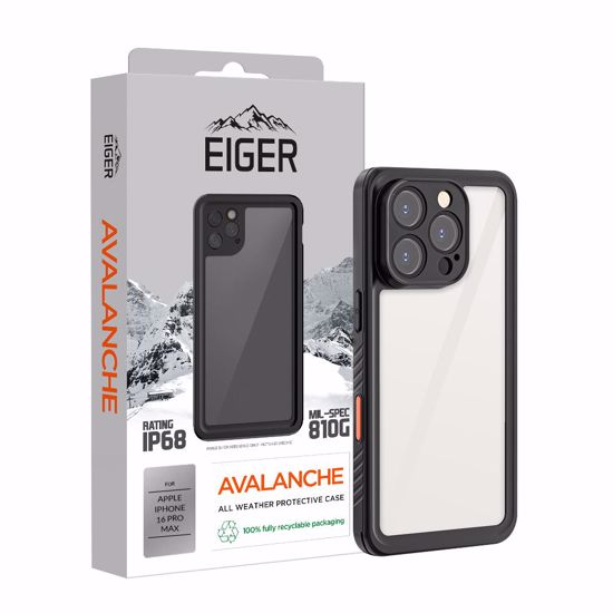 Picture of Eiger Eiger Avalanche Case for iPhone 16 Pro Max in Black