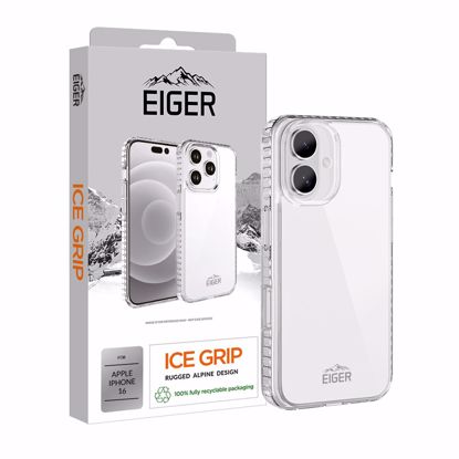 Picture of Eiger Eiger Ice Grip Case for iPhone 16 in Clear