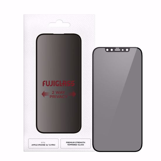 Picture of Fujiglass Fujiglass Screen Protector Privacy Full Screen for iPhone 12/ 12 Pro